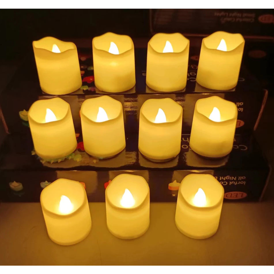 1pc LED Wave Candle electronic candle light wave mouth creative birthday party decoration