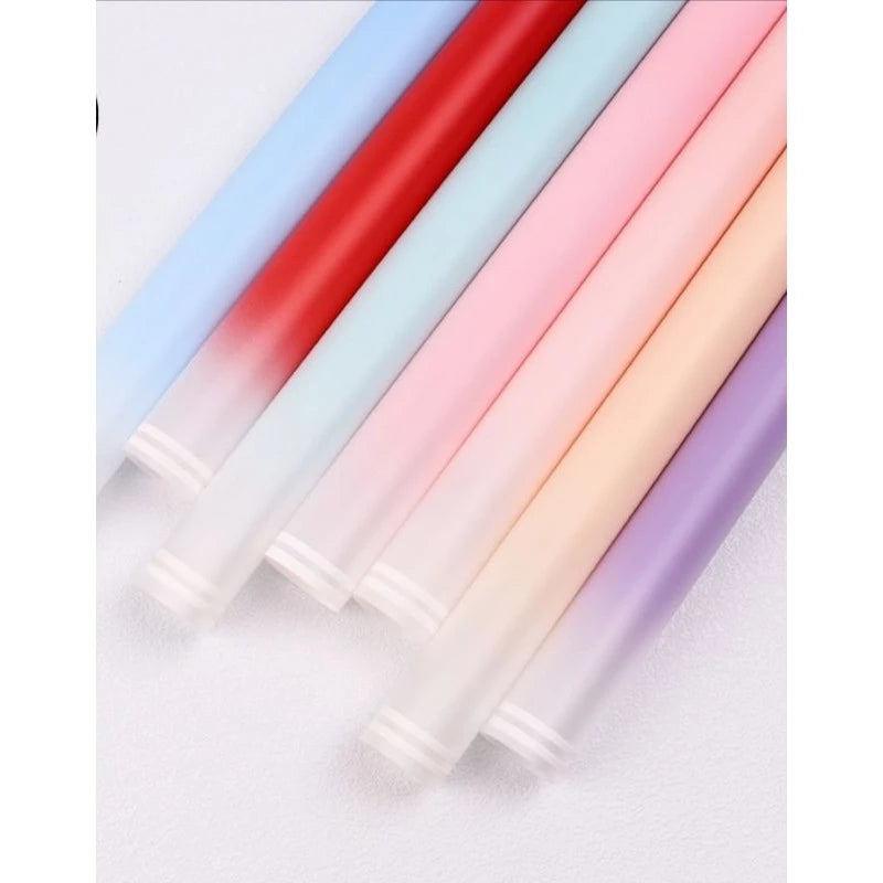 20pcs GRADIENT bouquet wrapper Flower Wrapping Paper Waterproof Gift Wrapper