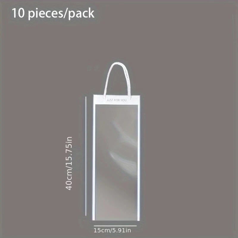 Clear Purse Handbag Bouquet - For Valentine's Gift Transparent Handbag Bouquet for Her
