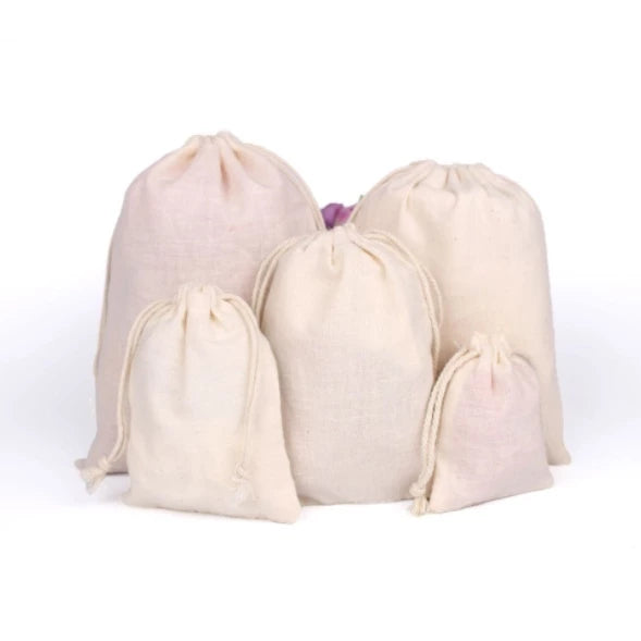 Canvas Drawstring Pouch/ Katsa Dustproof Bag/ Jewelry Storage Organizer