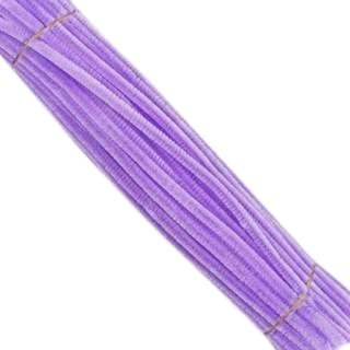 | 100PCS 8mm Fuzzy Wire Colored Chenille Wires Fluffy Sticks Stems Twist Tie for Kids