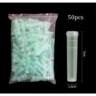 50pcs Plastic Floral Water Tubes - Flower Hydration Tubes for Roses & Small Blooms
