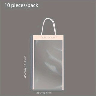 Clear Purse Handbag Bouquet - For Valentine's Gift Transparent Handbag Bouquet for Her
