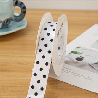100 Yards/1Roll 2.5cm Polka Dot Ribbon - Colorful perfect for any special occasion, especially Child