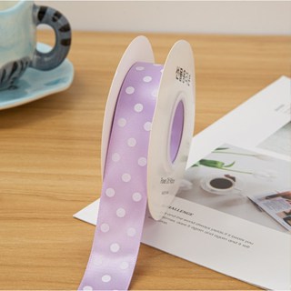 100 Yards/1Roll 2.5cm Polka Dot Ribbon - Colorful perfect for any special occasion, especially Child