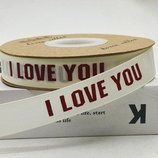 (40 yards) 2.cm Happy Birthday Gross Grain Ribbon, Personalized ribbon, Gross Grain ribbon