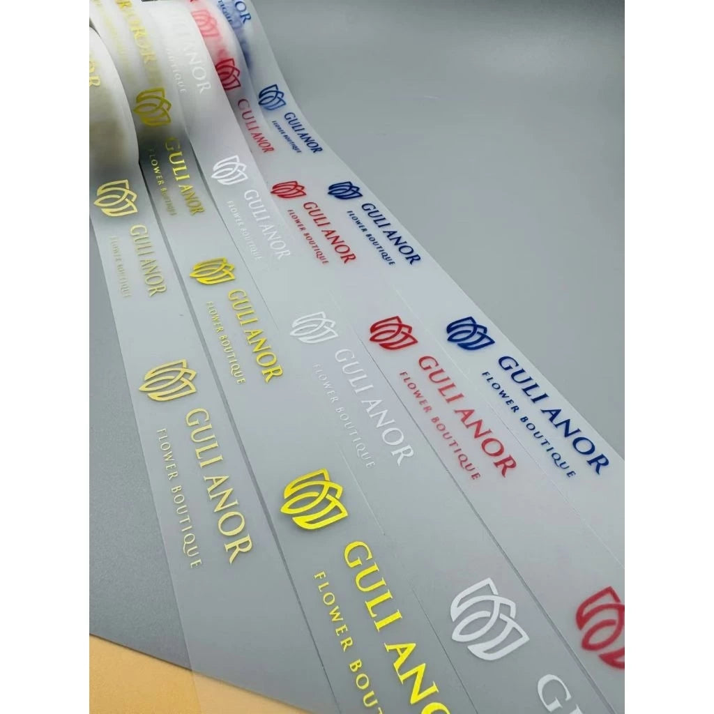 Personalized Foil-Stamped Premium Satin Ribbon for Weddings, Birthdays, Souvenirs, Special Occasions