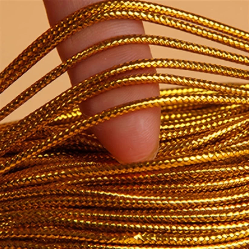 10m | Polyester Round Rope String Bundle of Each Sturdy Ties for Home Decor Crafts Wrapping Projects
