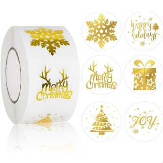 500pcs Christmas holiday stickers exquisite small gifts decorative customized sticker