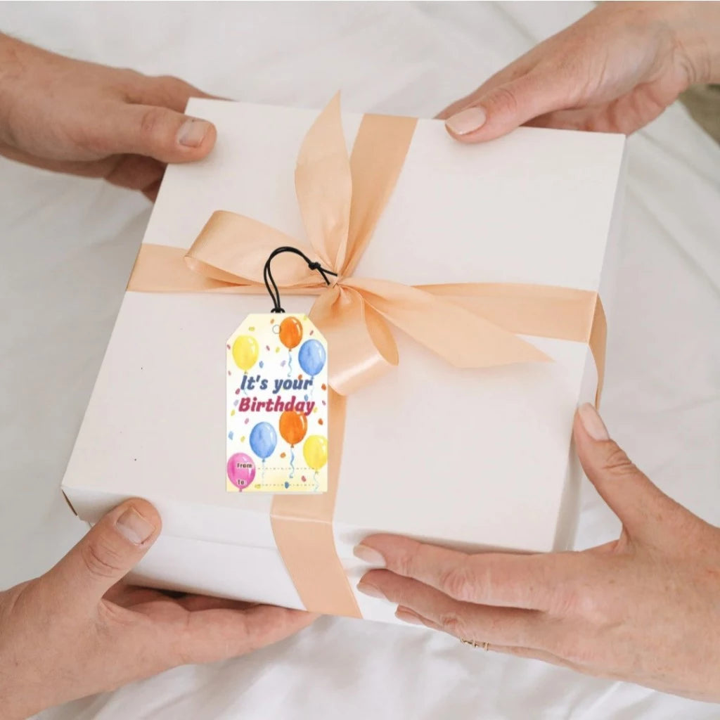 30pcs Assorted Happy Birthday Hangtags - Wishes & Messages for Birthday Gifts, Invitation, Decor Tag