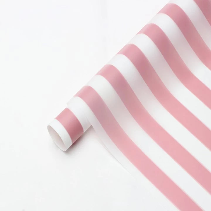 20pcs/sheets Stripe Pattern Flower Wrapping | 57x57 cm for Weddings, Birthdays & Special Occasions