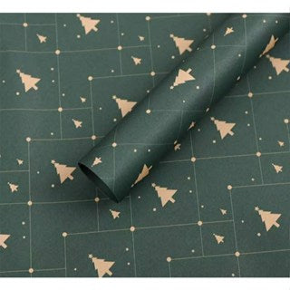 10 Sheets/roll CHRISTMAS Kraft Gift Wrapper Christmas Gift Present Paper Gift paper