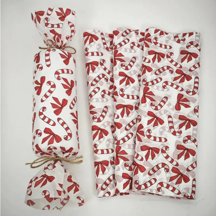 10 Sheets Christmas Japanese Thin Paper - Festive 50x70cm XMAS Gift Wrapping & Party Decorations