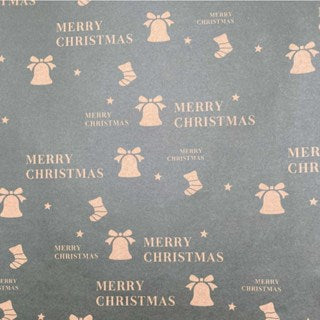 10 Sheets/roll CHRISTMAS Kraft Gift Wrapper Christmas Gift Present Paper Gift paper