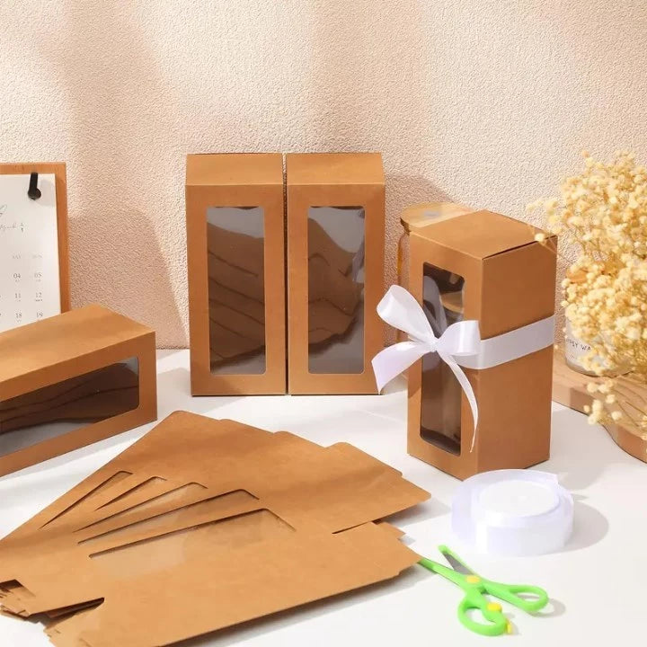 Clear Window Gift Box for 12oz-20oz Tumbler Sublimation Wedding Birthday Xmas Gift Packaging