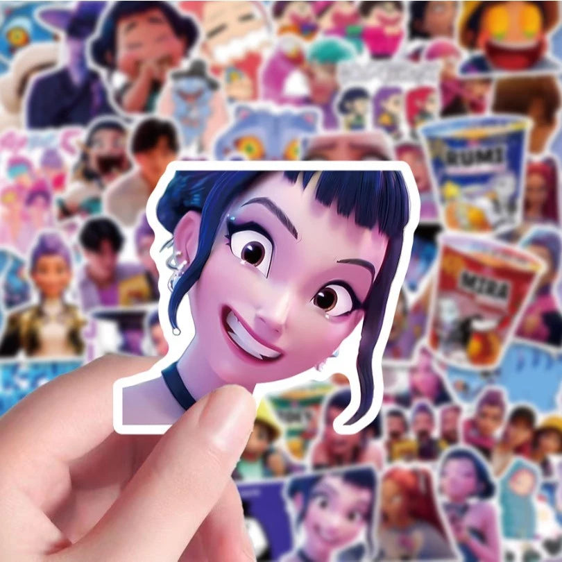 60pcs/56pcs Kpop Demon Hunter Stickers - Kpop Merch Aesthetic Journal Stickers for Teens, Waterproof