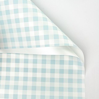 20 Sheets | Checkered Wrapping Paper for Flowers, Perfect for Trendy Bouquets Waterproof
