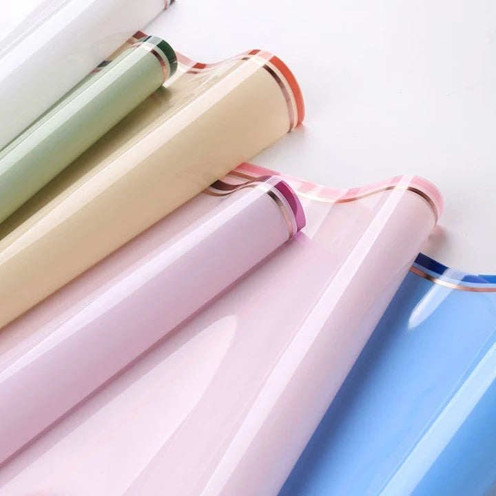 20pcs | 57*57cm Double Lined Flower Wrapping for Flowers, Trendy Arrangements Waterproof