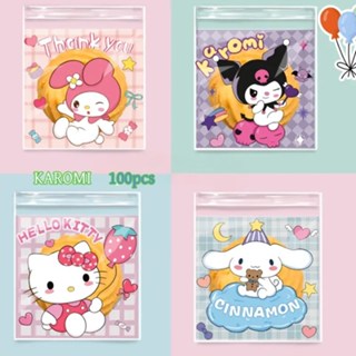 100 PCS Biscuit Cookies and Candies Food Packaging Plastic Bags