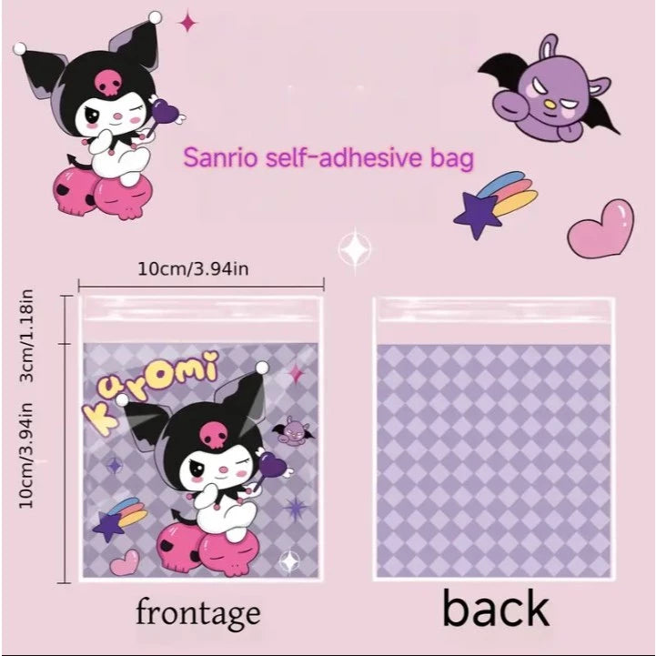 50pcs Cute Sanrio Character OPP bag set for Birthday Party Favors, Stationery, Gifts Bags