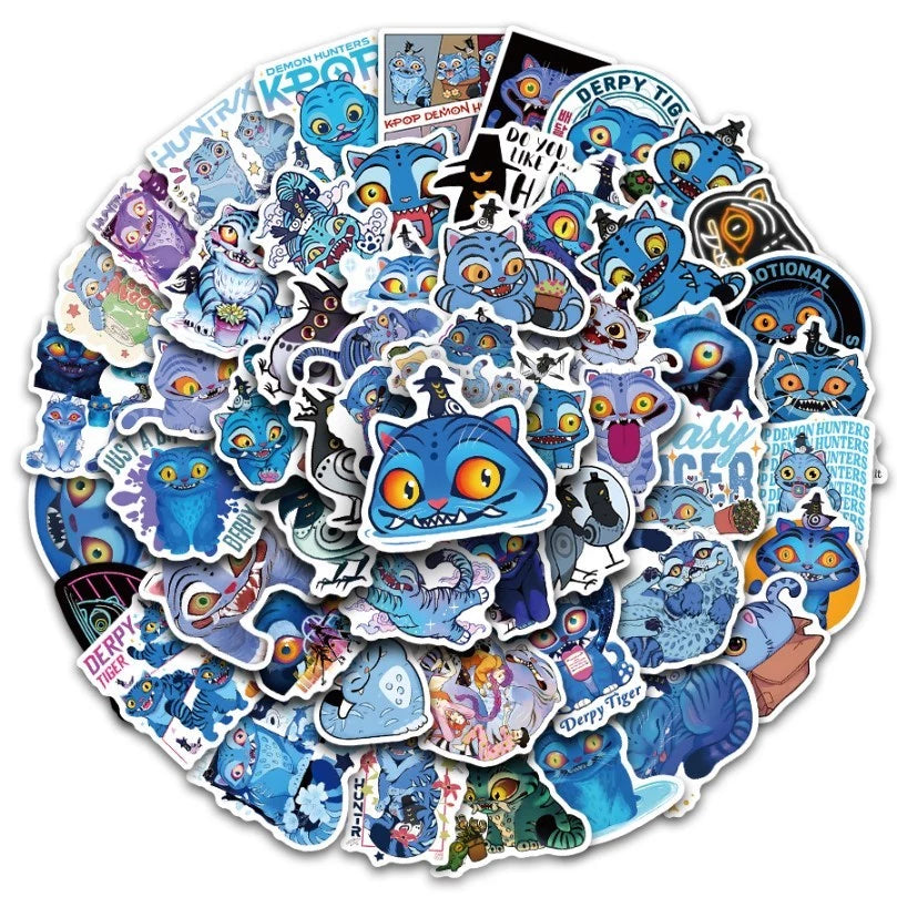 60pcs/56pcs Kpop Demon Hunter Stickers - Kpop Merch Aesthetic Journal Stickers for Teens, Waterproof