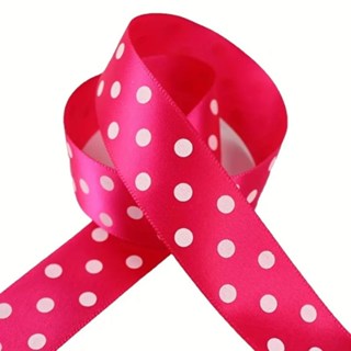 100 Yards/1Roll 2.5cm Polka Dot Ribbon - Colorful perfect for any special occasion, especially Child