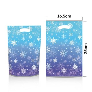 50pcs Christmas Hand Held Gift Loot Bags for Xmas Party, Birthday Party Gift Packaging Bags