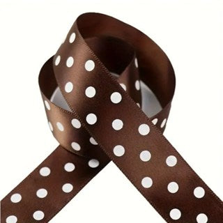 100 Yards/1Roll 2.5cm Polka Dot Ribbon - Colorful perfect for any special occasion, especially Child
