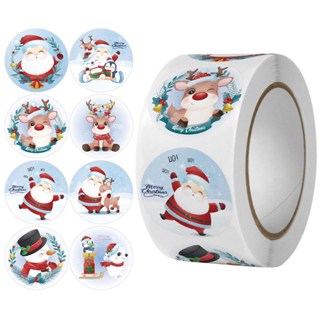500pcs Christmas holiday stickers exquisite small gifts decorative customized sticker