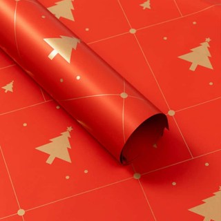 (20pcs) 57x57 Christmas Flower Snowflake Gift Wrapping Paper XMAS
