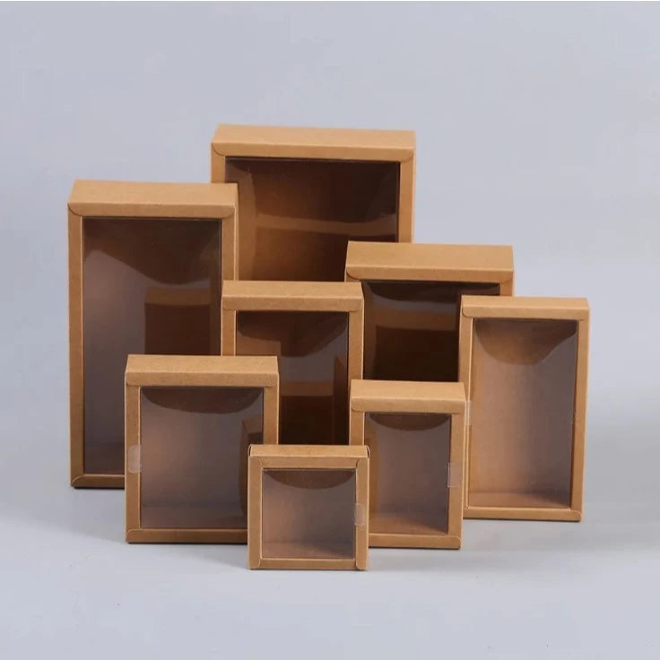 PVC Transparent Window CLEAR drawer box gift box product packaging Durable Storage