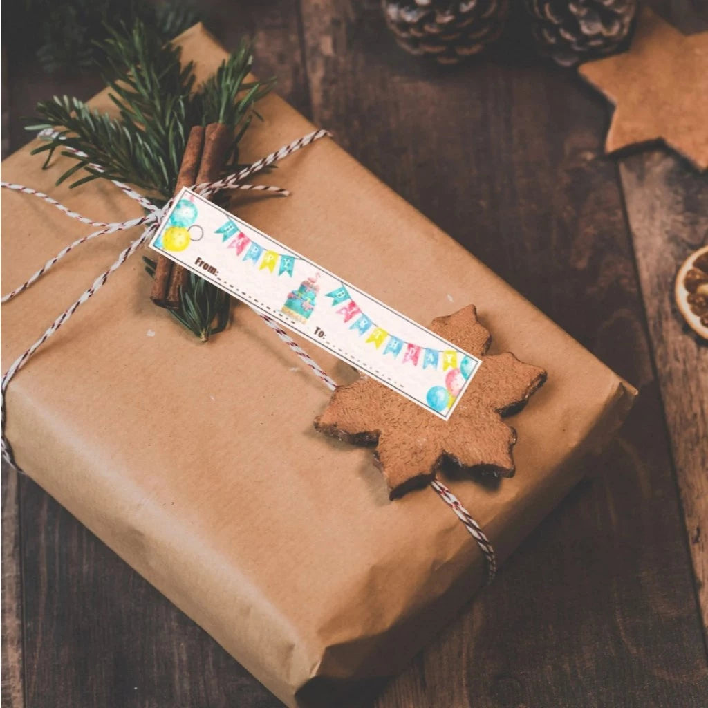 30pcs Assorted Happy Birthday Hangtags - Wishes & Messages for Birthday Gifts, Invitation, Decor Tag