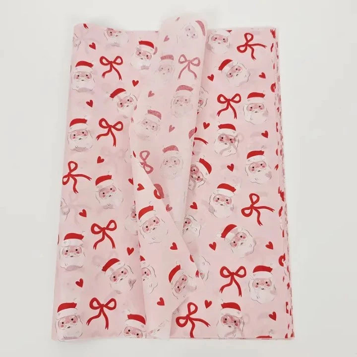 10 Sheets Christmas Japanese Thin Paper - Festive 50x70cm XMAS Gift Wrapping & Party Decorations