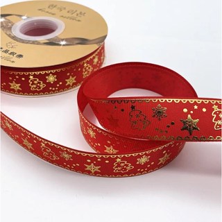 25 yards 2.5 cm Christmas Gift ribbon Wrapping merry christmas Gift satin Ribbon