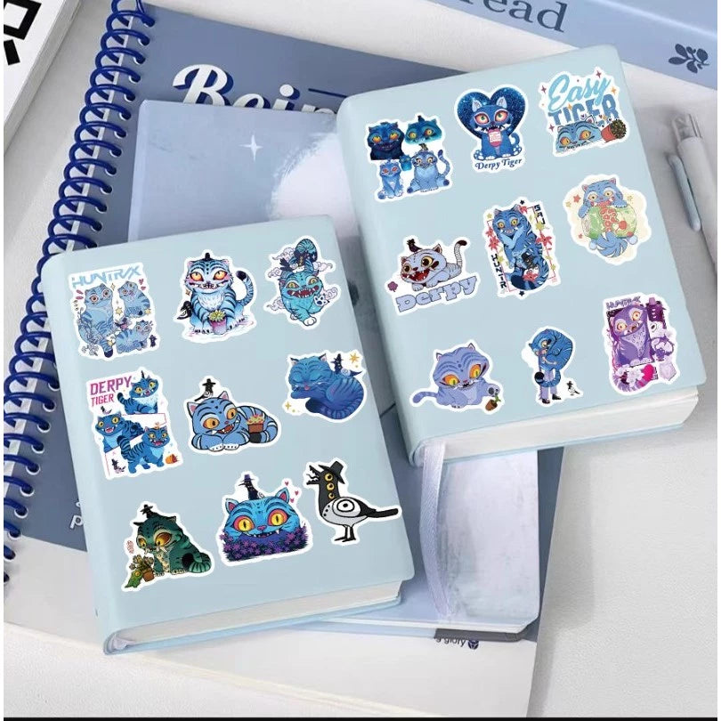60pcs/56pcs Kpop Demon Hunter Stickers - Kpop Merch Aesthetic Journal Stickers for Teens, Waterproof