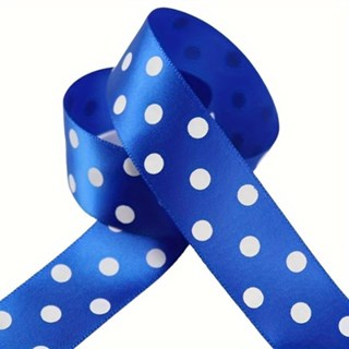 100 Yards/1Roll 2.5cm Polka Dot Ribbon - Colorful perfect for any special occasion, especially Child