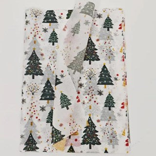 10 Sheets Christmas Japanese Thin Paper - Festive 50x70cm XMAS Gift Wrapping & Party Decorations