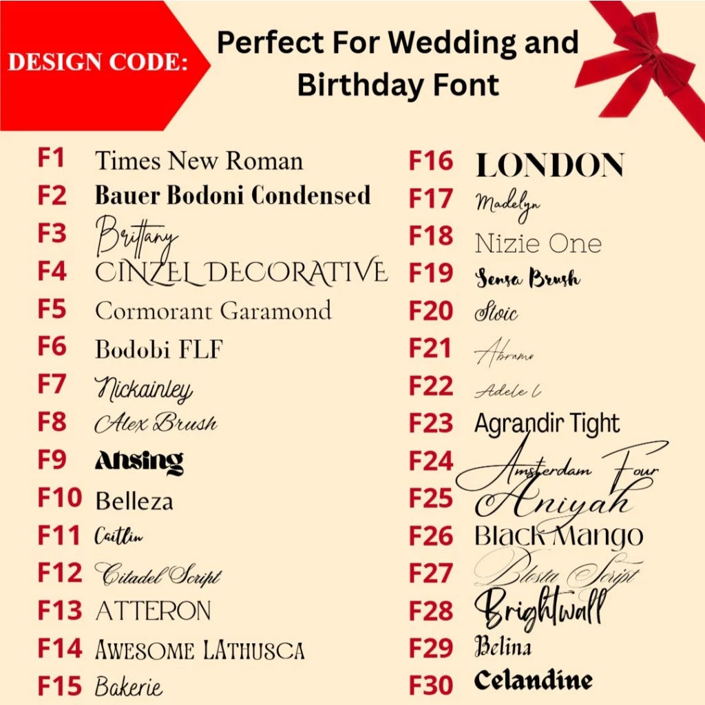 Personalized Foil-Stamped Premium Satin Ribbon for Weddings, Birthdays, Souvenirs, Special Occasions