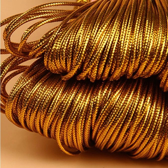 10m | Polyester Round Rope String Bundle of Each Sturdy Ties for Home Decor Crafts Wrapping Projects