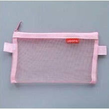 SMALL, MEDIUM | Mesh Pen Bag Nylon Pencil Bag Pencil Case Mesh Pen Case Pouch Pencil Pouch