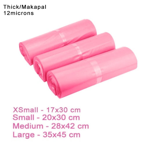 (100pcs) Courier Shipping Pouch/ Poly mailer CLEAR POUCH Self Adhesive Mailer Pouch/Plastic Packaging