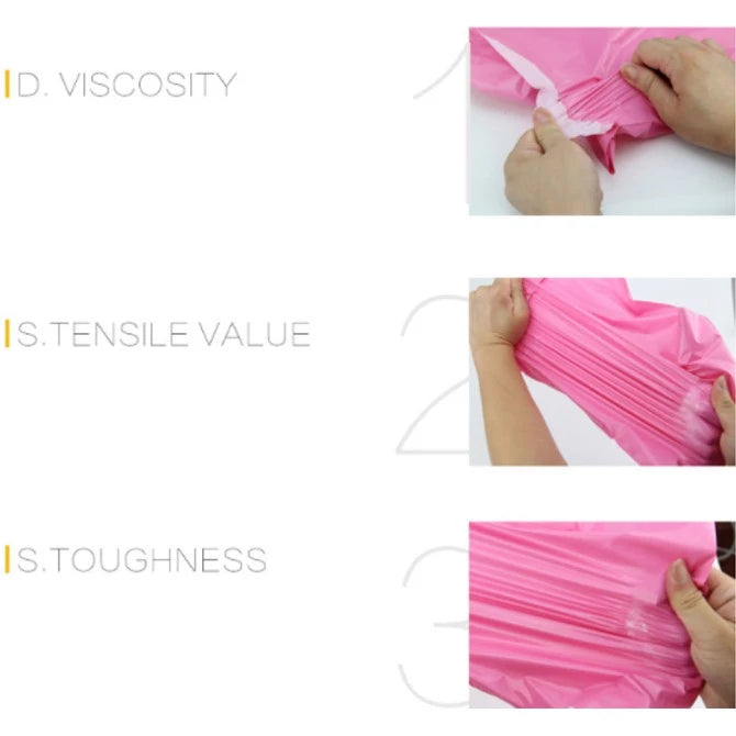 (100pcs) Courier Shipping Pouch/ Poly mailer CLEAR POUCH Self Adhesive Mailer Pouch/Plastic Packaging