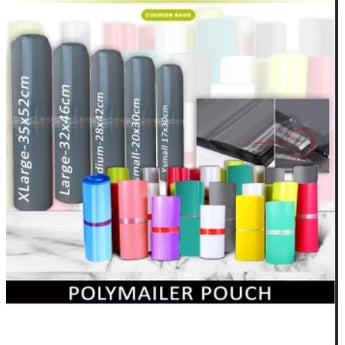 (100pcs) Courier Shipping Pouch/ Poly mailer CLEAR POUCH Self Adhesive Mailer Pouch/Plastic Packaging