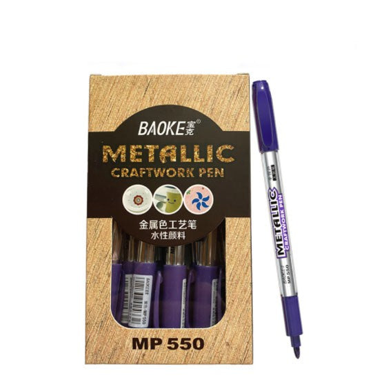 1.5mm Metallic Gold/Silver/Colorfully Marker Pen for DIY/Art Coloring/Scrapbooking Stationery
