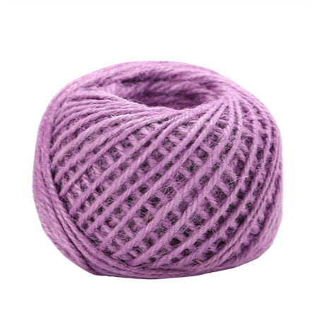(10 | 30 | 100 meter) Natural Textured Hessian Jute Twine String/Paper Twine/Colored Paper Twine