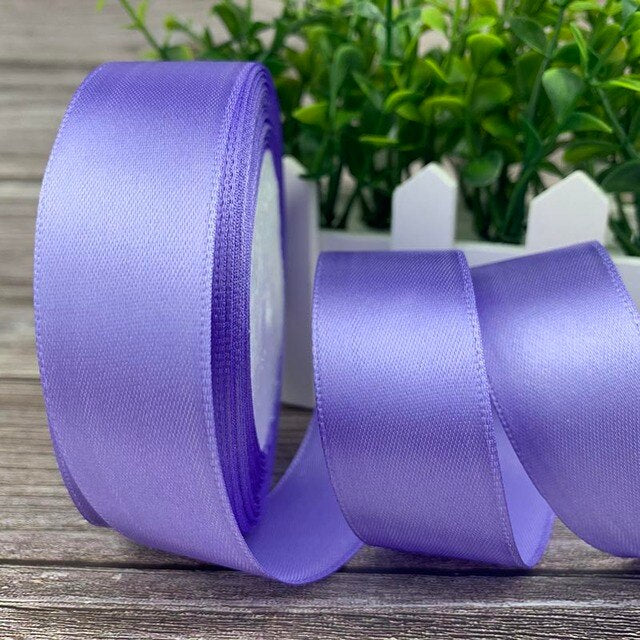 (25 yards/roll) 2.5cm Satin Ribbon Wholesale Gift Packing Christmas decoration Ribbons roll fabric