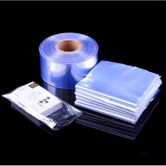 10meters | Shrinkable Transparent PVC plastic heat shrinks wrap Clear Plastic Wrap