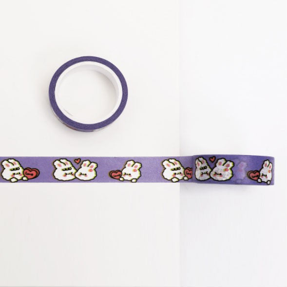 Washi Paper Tape Cute Girl Heart DIY Hand Account Material Decoration Colorful Stickers 5 Meters