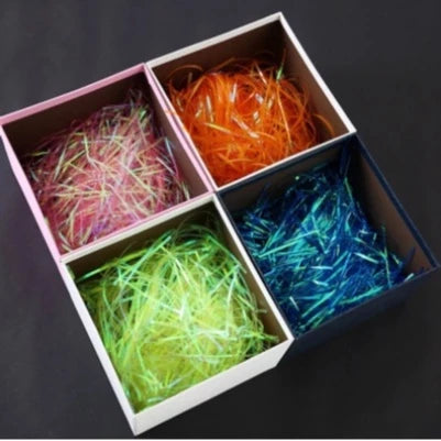 100g Plastic Raffia Shredded Gift Box Filling Material Wedding Marriage Party Bag Fillers