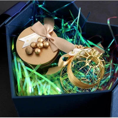 100g Plastic Raffia Shredded Gift Box Filling Material Wedding Marriage Party Bag Fillers